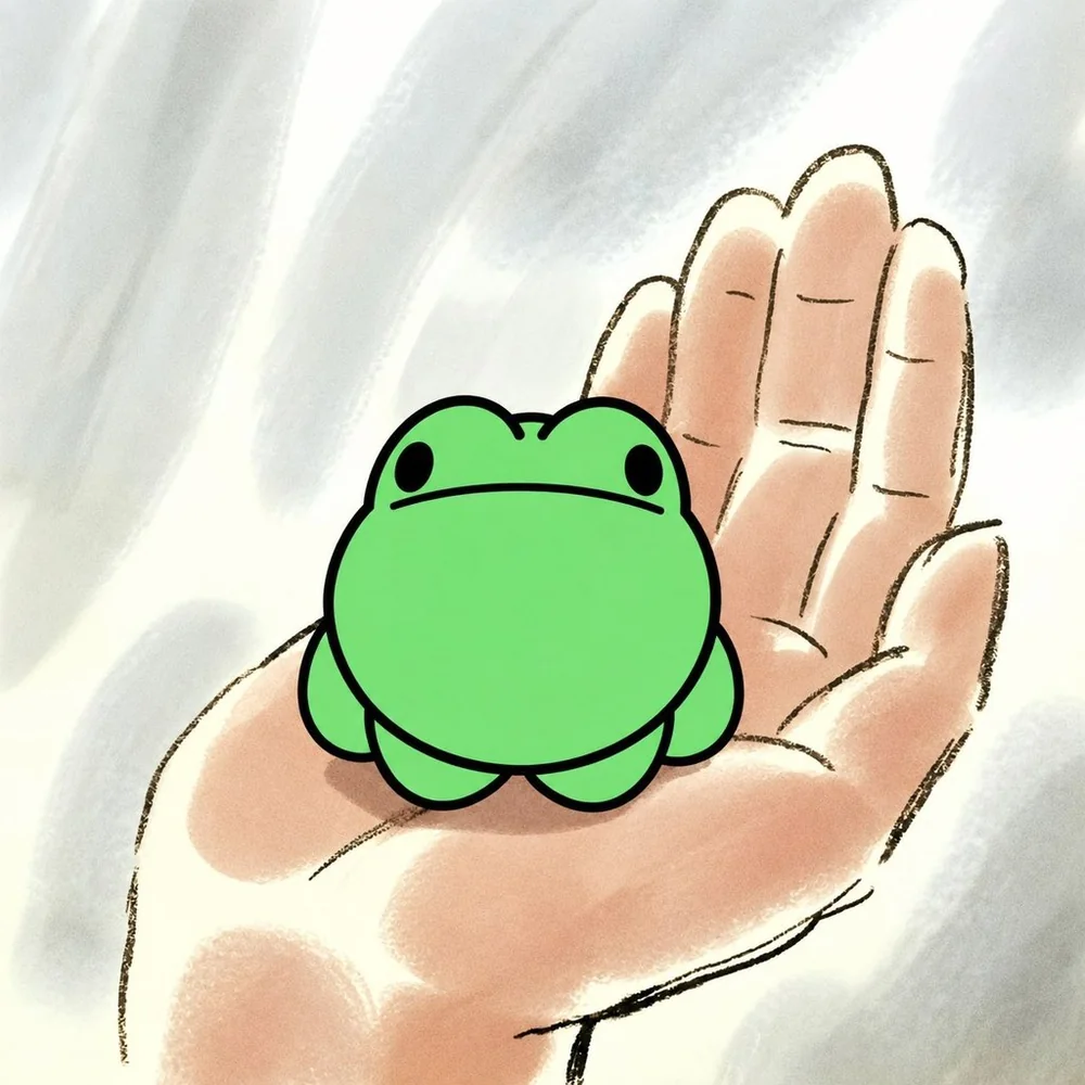 wibet sitting in the palm of a hand